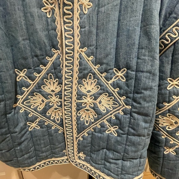 Treasure and Bond embroidered quilt cotton jacket - Picture 6 of 6